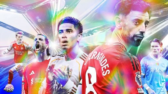 ESPN前腰榜：B费居首，21助攻破英超纪录
