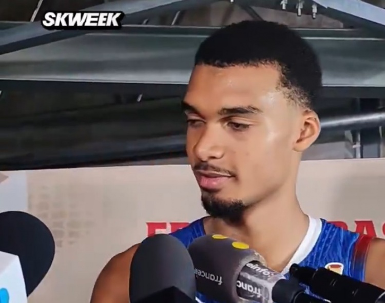 在科比生日比赛是否激励到了你？文班亚马：不 并不是这样