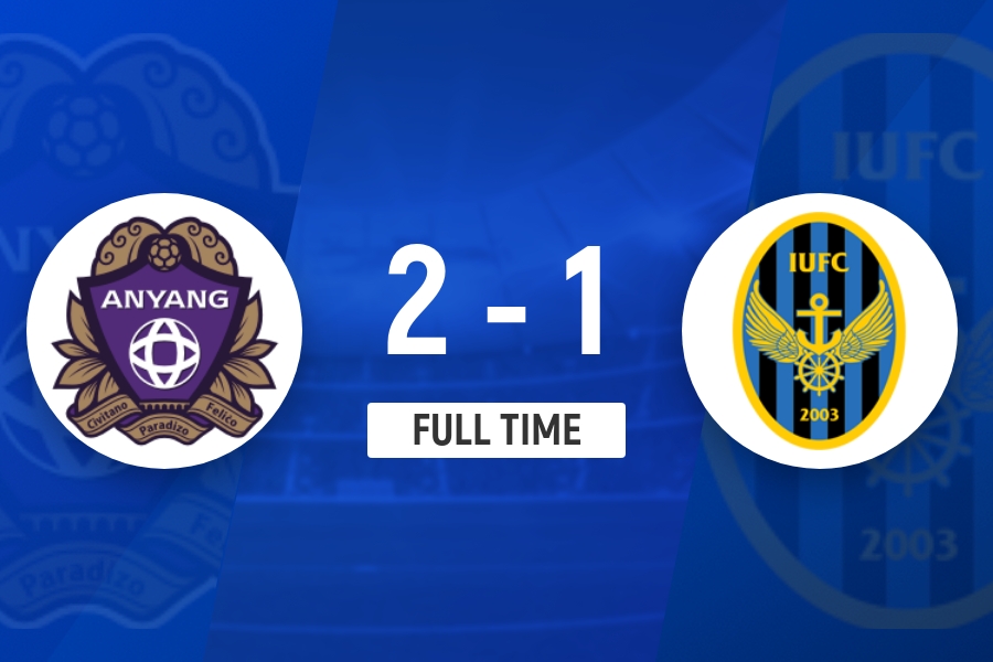 K联赛:马修斯梅开二度!安养FC2-1逆转10人仁川! K联赛:马修斯梅开二度!安养FC2-1逆转10人仁川!